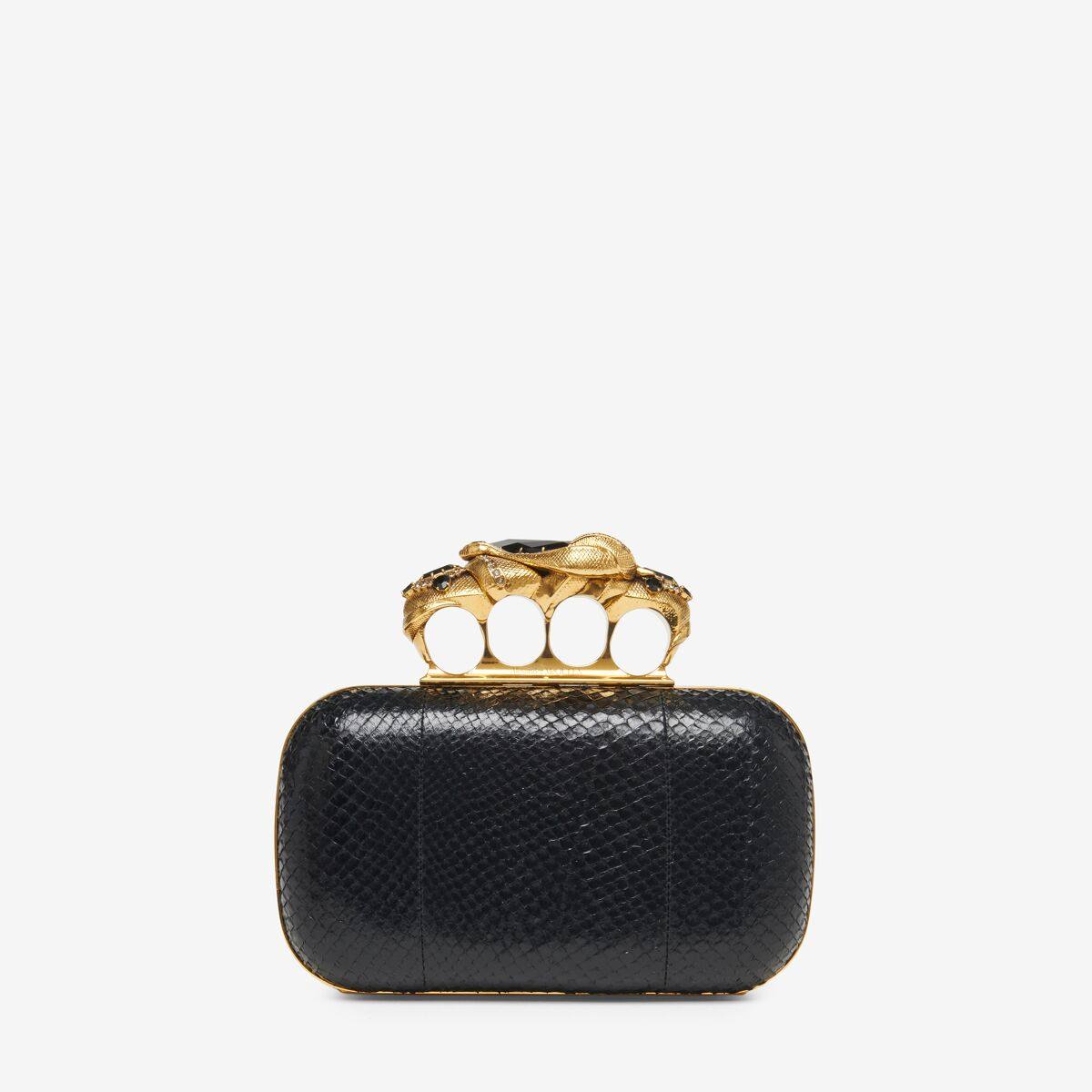 ALEXANDER MCQUEEN - Snake Knuckle Clutch - Item 7956261X3EL1000